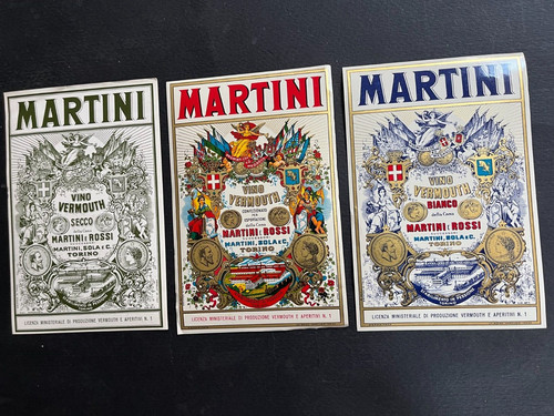 Martini bottel label - martini,