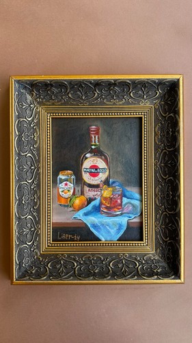 Quadro olio originale - , martini