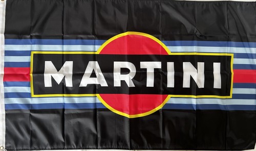 Bandiera martini racing nera - martini,