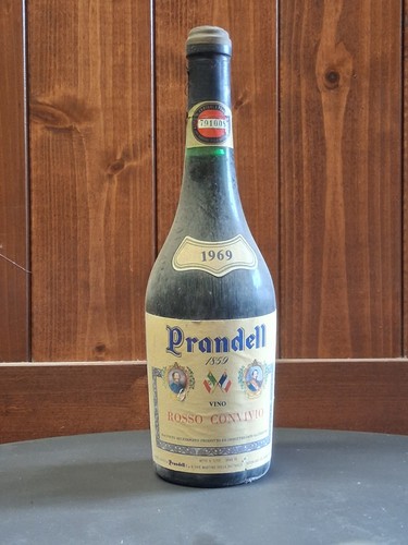 Bottiglia prandell 1859 rosso - bottiglia,