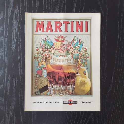 1966 martini vermouth rosso - martini,